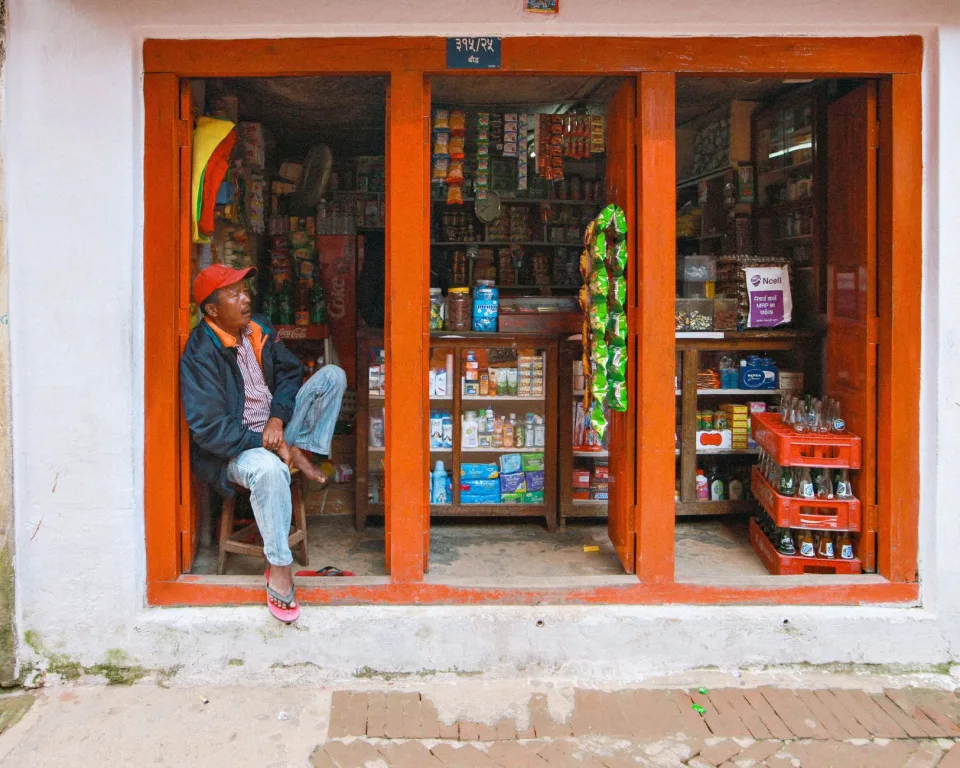 Quầy rau củ tươi