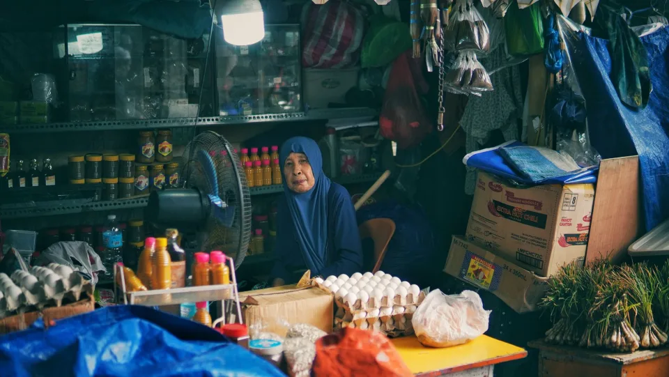 Kệ gạo và gia vị